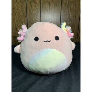 8 inch Squishmallow plush axolotl- Archie Super Soft Cutesy Fluffy Pink